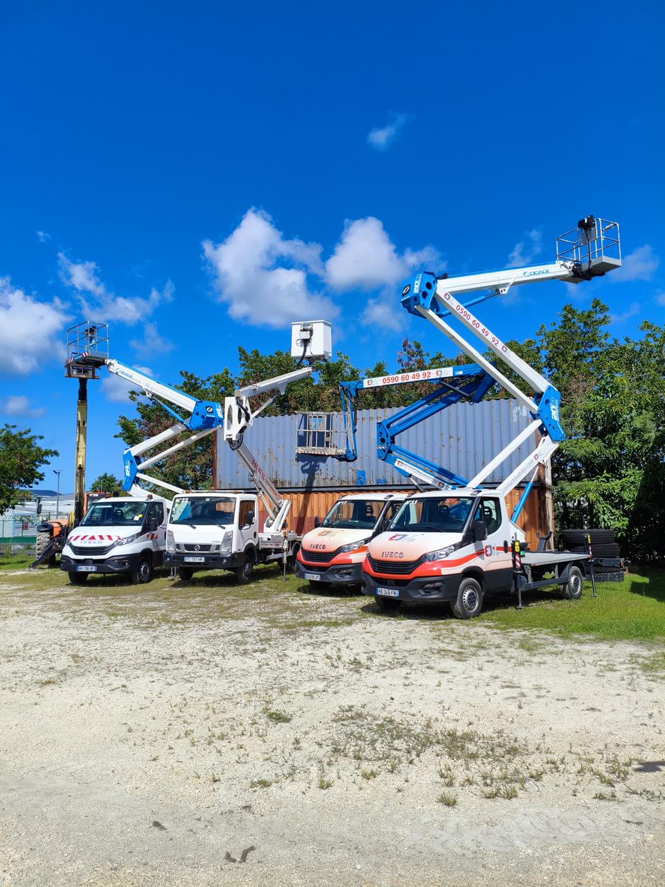 Photo chantier Camion Nacelle 2