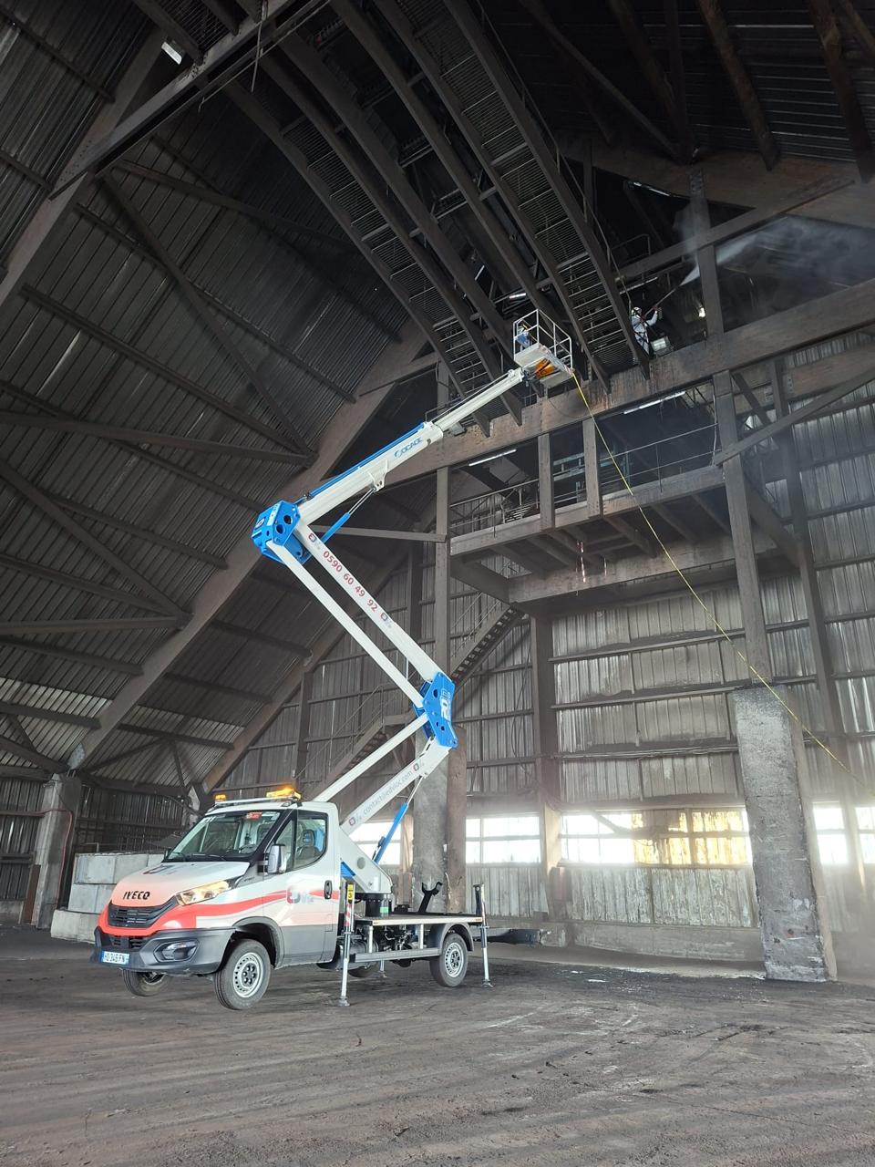 Photo chantier Camion Nacelle 3